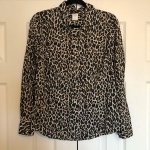 J. Crew Printed Button Down